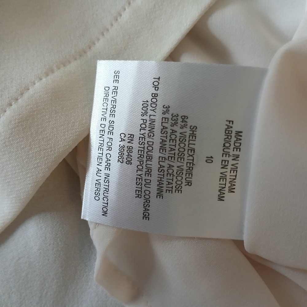 NEW Theory Rimlan Dress Women's 10 Spiaggia Fabric Lined A-Line Knee Length - Picture 14 of 14
